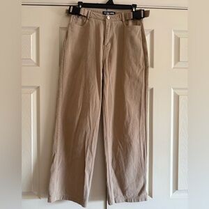 Straight-Leg Pants in Khaki from The Kript